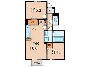 リコルド住吉の物件間取画像